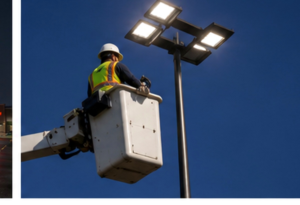 Trico Holdings Parking Lot Lighting work-at-height service
